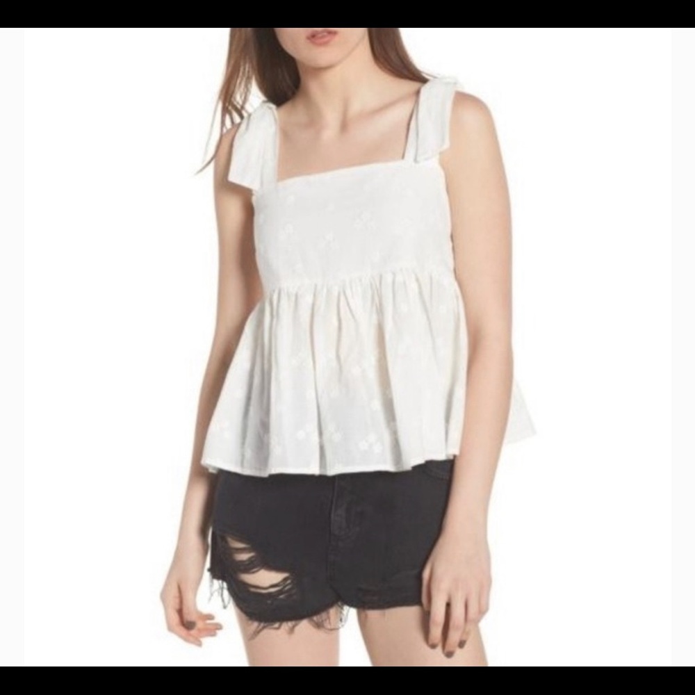 BP Tie Tank Babydoll Shirt